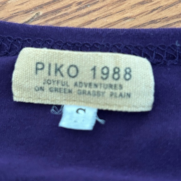 Piko 1988 Long Sleeve Top Purple Size S - Picture 5 of 9